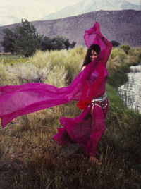 photo of Joy dancing, ca. 1980